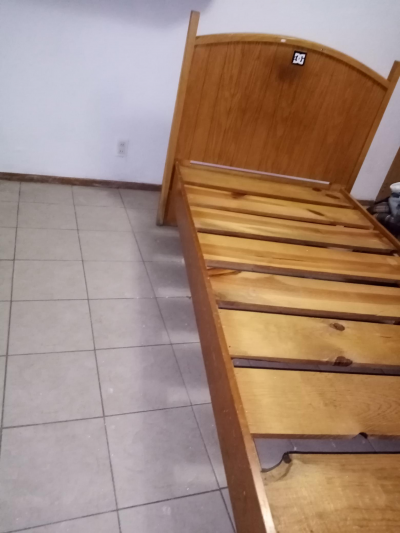 Base de cama de madera para colchon individual