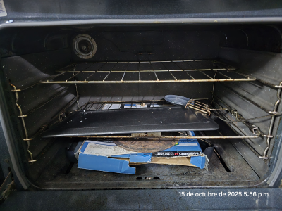 Estufa MABE Color negro enpotrable