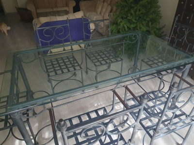 Comedor de Forja con 6 sillas