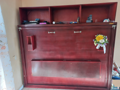Cama matrimonial abatible 3 en 1 