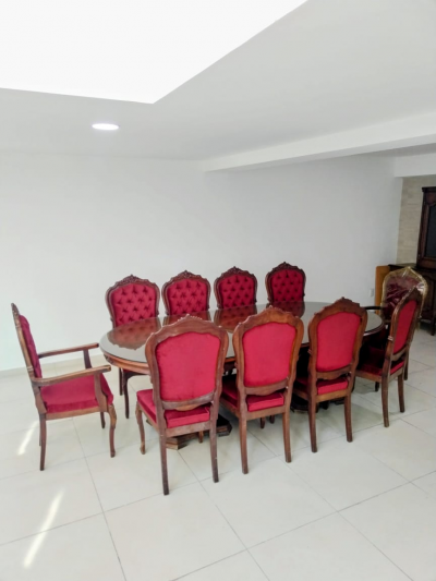 comedor 10 sillas, sala y trinchador