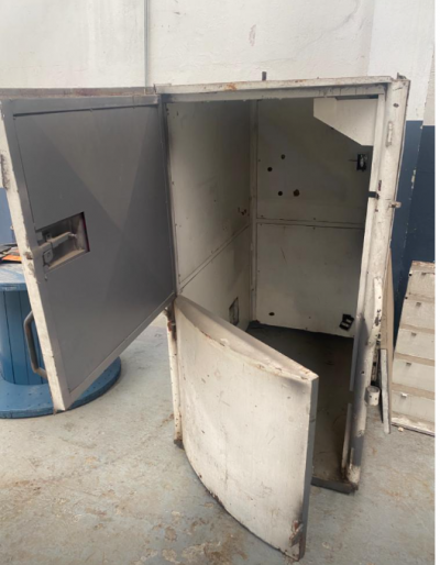 HORNO PARA PINTAR PIEZAS METALICAS