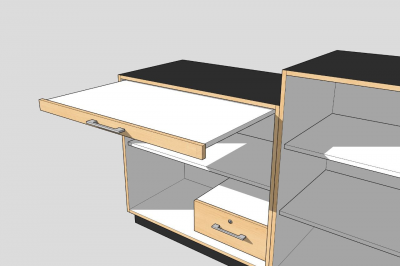 Mueble-mostrador