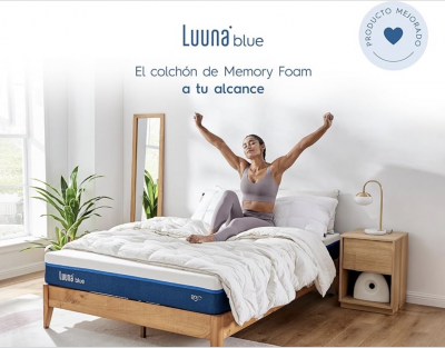 Luuna colchón matrimonial blue