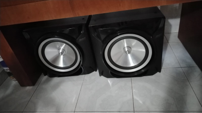 PAR DE SUBWOOFER  