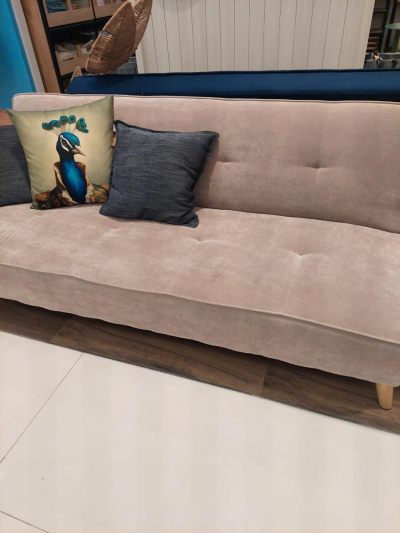 Sillon cama con funda y cojines