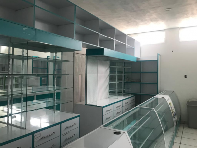 Venta de muebles para farmacia y minisuper 
