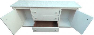 Mueble Con 3 Cajones Y 2 Compartimentos