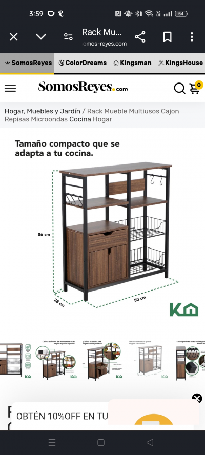 Rack de cocina 