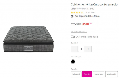 Colchon seminuevo con base King Size