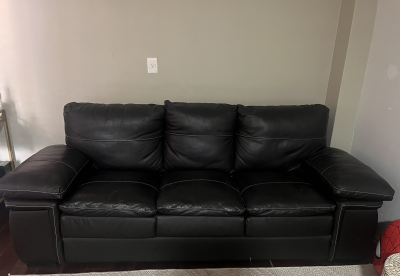 Sala chocolate 2 piezas y una mesa de centro 