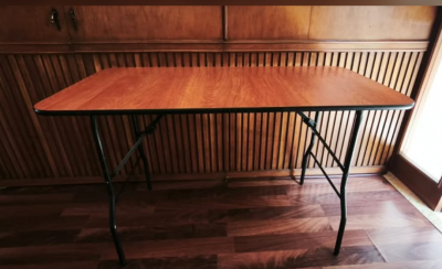 Mesa madera plegable