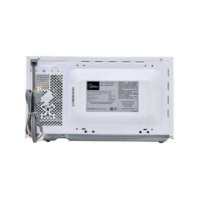 Microoondas, marca Midea, modelo MMDP07S2CW, color blanco, capacidad en volumen 0.7 ft cúbicos, 31 lts.