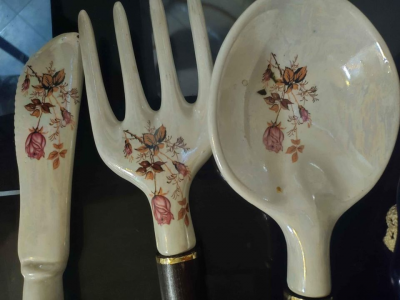 Juego de utensilios decoración para pared estilo Japonés 