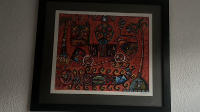 Serigrafía P/A del pintor oaxaqueño Fernando Andriacci