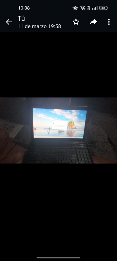 Laptop Toshiba satélite 