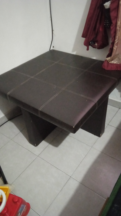 Silla giratoria, mesedora estacional,mesa de centro
