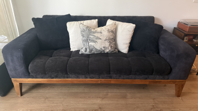 Sofa negro 