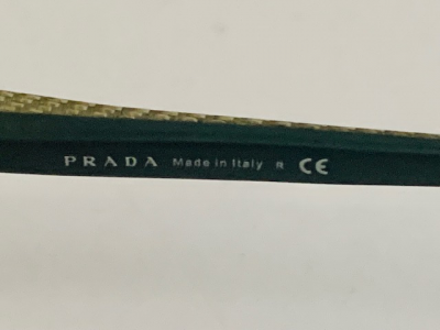 Lentes De Sol, Marca Prada, Modelo Sps 50o 1bc - 3m1, Gris.