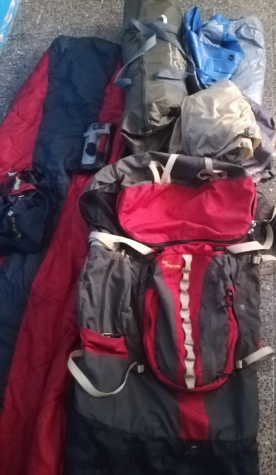 Equipo de acampar 