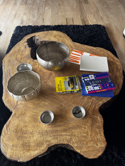 Mesa de centro de madera maciza 