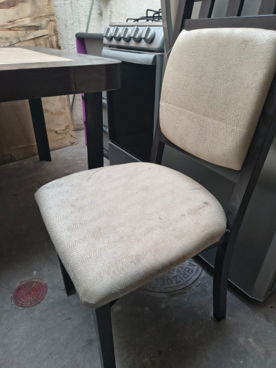 Comedor kioto teflón con 4 sillas 