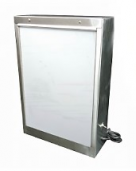 NEGATOSCOPIO SENCILLO DE INOX CLAVE IMSS 513.634.0030