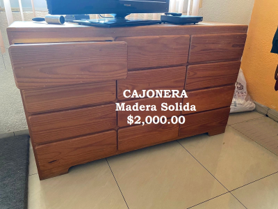 cajonera, recamara, librero, mesa de tv