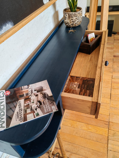 Consola Vintage Blue