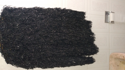 Saco de fiesta negro y plata