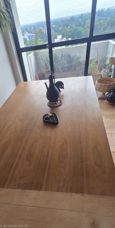 Comedor Hassi de madera para 6 personas