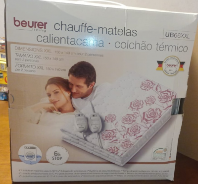 Manta térmica eléctrica XXL Beurer Living (Nueva)