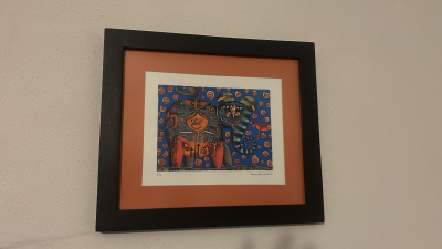 Serigrafía de Andriacci pintor oaxaqueño