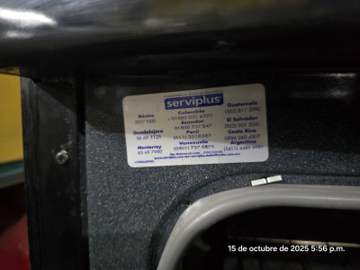 Estufa MABE Color negro enpotrable