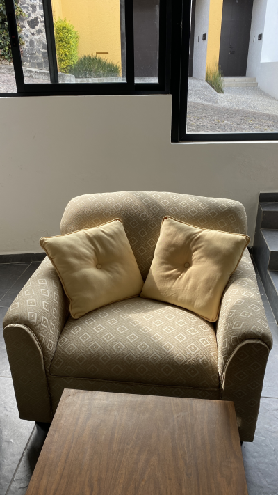 Sala beige 3 sillones