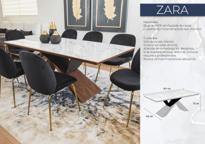 Comedor Zara , con 8 sillas 