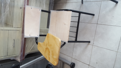 SILLA DE PALETA / BUTACA ESCOLAR / PUPITRE EN TRIPLAY