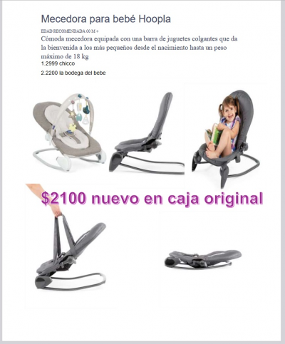 Mecedora para bebe  Hoppla 