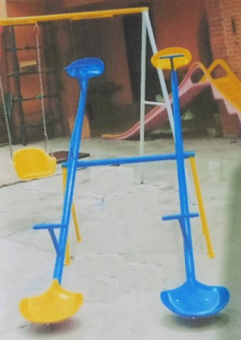 Juego infantil sube y baja doble