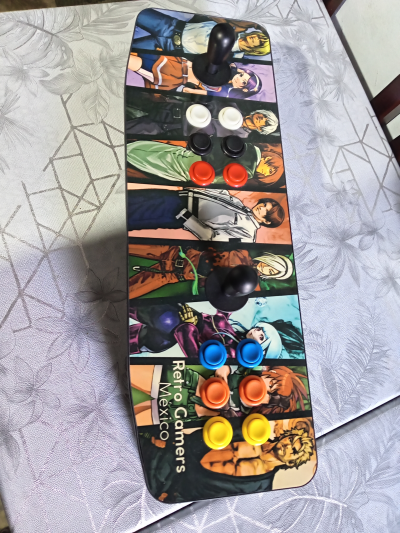 Maquina de video juegos arcade (tablero con palancas y botones sin base)