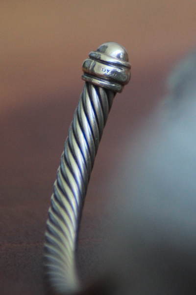 Brazalete David Yurman plata/ oro