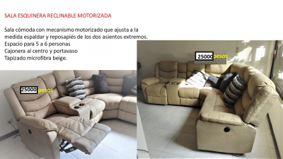 Sala Esquinera Reclinable