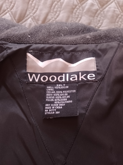 Chamarra pluma de ganzo TALLA 3XL 