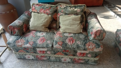 SALA COMPLETA FLOREADA