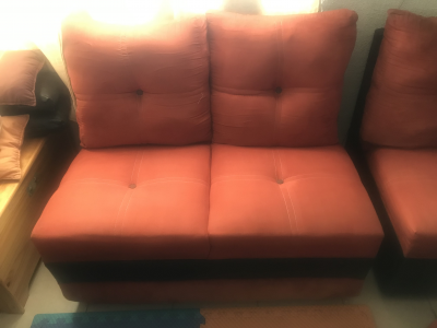Vendo sala chica usada de tres piezas 