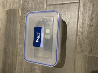 Tupper rectangular Pop it