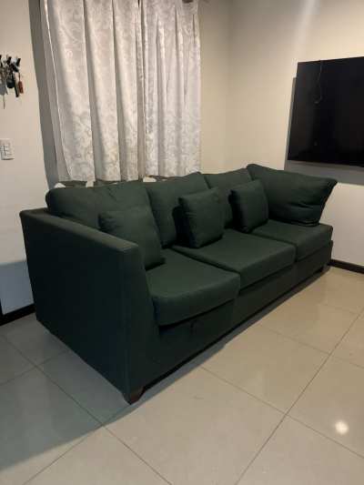 Sillón amplio tres plazas 