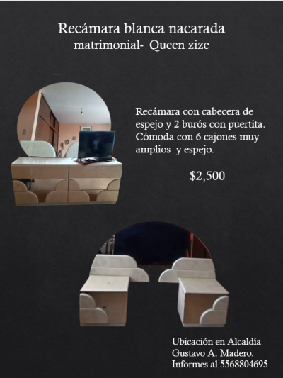 Recámara apelada con espejos