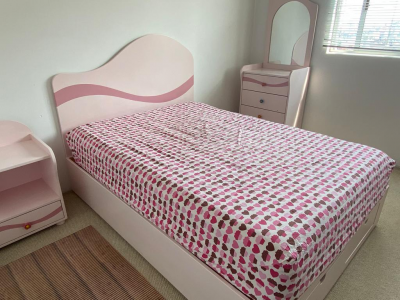 Recamara Matrimonial en madera de pino