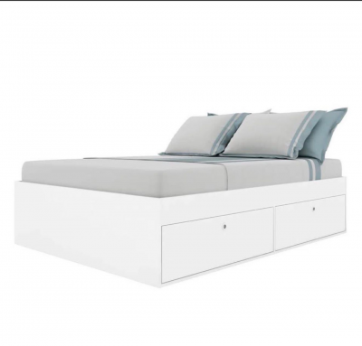 Cama moderna con cajones ocultos